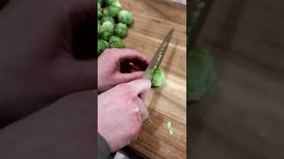 How To Cut Fresh Brussel Sprouts - Homebody Eats