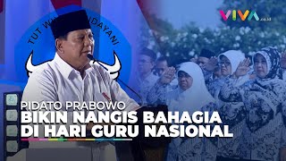 [FULL] Kejutan Prabowo Bikin Para Guru Lemas Bahagia