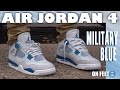 Overhated!? Air Jordan 4 MILITARY BLUE Review & On Feet