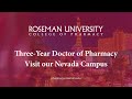 roseman university pharmacy 3 year doctorate