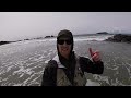 i went beach fly fishing for red tail surf perch tofino bc