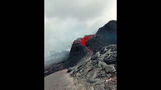 Eruption of Lava in Iceland #shorts