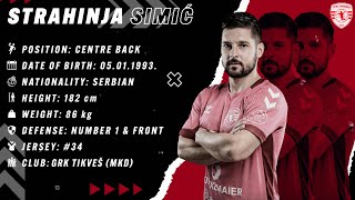 Strahinja Simic - Middle Back - GRK Tikves - Highlights - Handball - CV - 2022/23