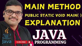 MAIN METHOD EXPLANATION - JAVA PROGRAMMING