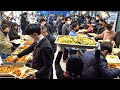 Amazing scale! The process of making the famous $5 Korean buffet in Korea / Korean street food