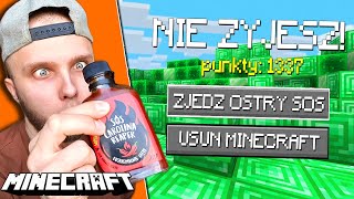 MINECRAFT UNFAIR, ale JEM CAROLINA REAPER GDY ZGINĘ! *Ostry sos*