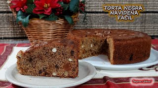 TORTA NEGRA FÁCIL PARA NAVIDAD mejor imposible