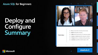 Deploy and Configure – Summary | Azure SQL for beginners (Ep. 20)