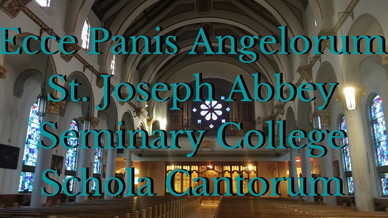 Ecce Panis Angelorum [LYRICS] TTBB - YouTube