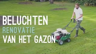 Het Gazon Beluchten | MOOWY Gazon Renovatie