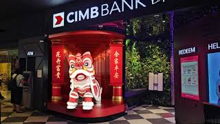 CIMB Singapore Chinese New Year 3D Anamorphic Display