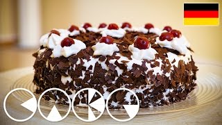 SCHWARZWÄLDER KIRSCHTORTE Rezept in 4K (Ultra-HD)