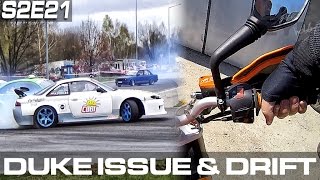 1000cc KTM Duke? Engine Cut Off Issue Fixed + Drifting Competition LucZyn MotoVlog Usterka i Drift