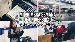 PRIMERA SEMANA DE UNIVERSIDAD estudiando química - DanielaGmr ♥