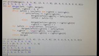 Sorting Algorithms. Part 4: Merge Sort