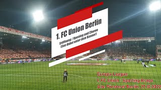 1. FC Union Berlin - Hymne und Große Choreo aus der Sicht der Waldseiten-Fans - U.N.V. EISERN UNION