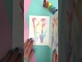 stunning rainbow thread painting paper crafts 🌈✨