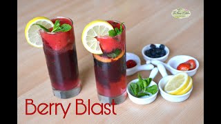 Berry Blast | Mocktail Recipes | Mix Berry Mojito  ~ The Home Kitchen