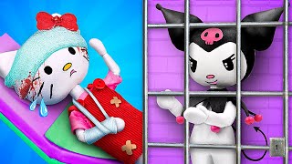 Hello Kitty vs Kuromi / 30 LOL Surprise DIYs
