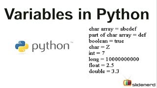 19 Variables in Python |