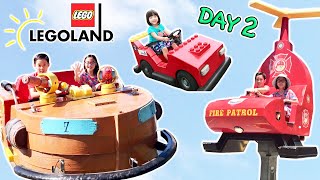 Legoland California Day 2 Vlog - Coastersaurus, Splash Battle, Miniland USA & MORE