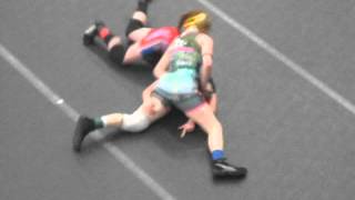 Misty Sawyer (AR) vs Logan Ryan (MI) Girl's Folkstyle Nationals OKC 2016