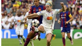 Matildas star Ellie Carpenter’s triple-title dream scuppered as Barcelona beat Lyon