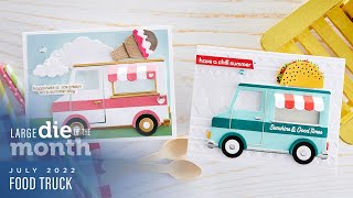 Spellbinders July 2022 Large Die of the Month – Food Truck