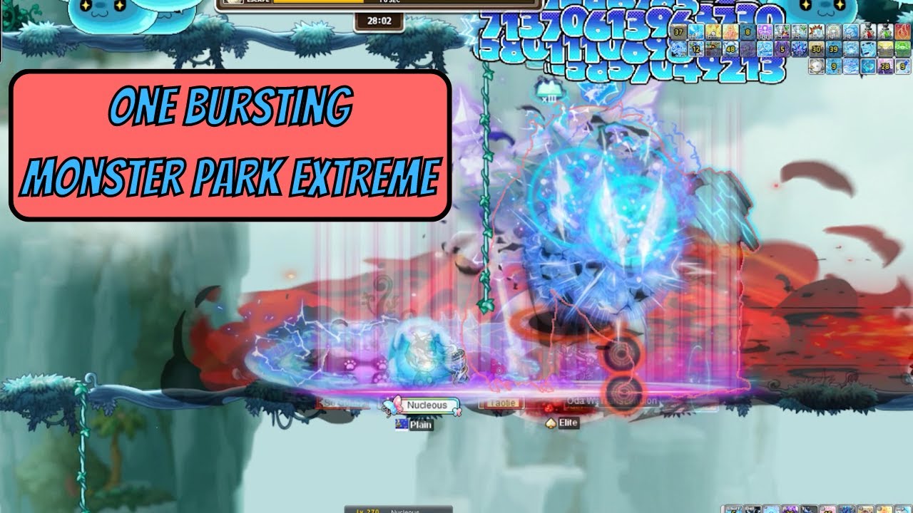 Maplestory Monster Park Extreme New Speedrun Youtube