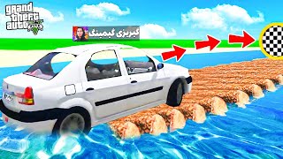 کدام ماشین روی چوب های جی تی ای بیشتر دوام میاره ؟ 🌴🚓 GTA 5 Challenge #8