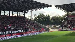 Das Steigerlied Rot Weiß Essen gegen Sc Wiedenbrück 16.10.2021