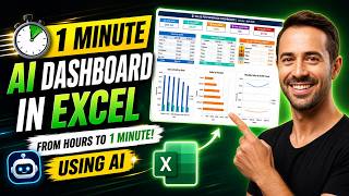 Stop Wasting Hours! Excel Dashboard in 1 Minute Using AI