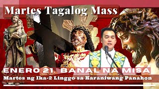 CATHOLIC CHURCH LIVE MASS TODAY || JAN  21  HOLY MASS  |  REV FR DOUGLAS BADONG