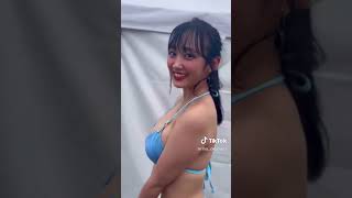 水着女子5/बड़े स्तनों वाली लड़की #tiktok #shortsvideo #shortvideo #水着 #shorts #short #巨乳 #爆乳