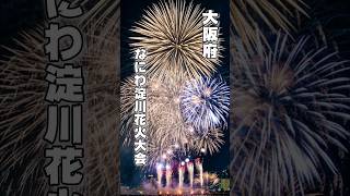 なにわ淀川花火大会。ラストが凄すぎる！！大阪府淀川区 #shorts #花火大会 #fireworks