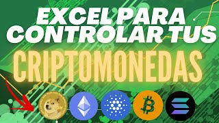 📈 EXCEL de CRIPTOMONEDAS💲PRECIO automático en TIEMPO REAL (BTC, ETH, BNB, SHIBA, DOGE, ...) ✅