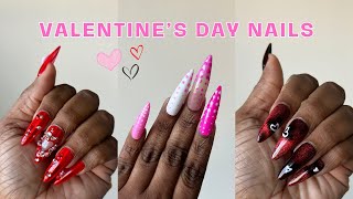 Valentine's Day Nail Designs | Valentine's Day Nail Ideas | Easy and Affordable Nails