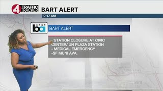 Civic Center BART closed due to major medical emergency