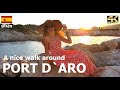 Port d`Aro Platja d`Aro 🇪🇸 Summer Walk Spain Costa Brava 2022