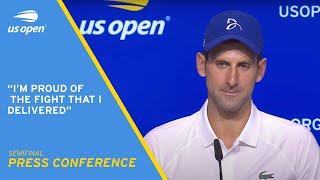 Novak Djokovic Press Conference | 2021 US Open Semifinal