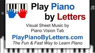 Learn to Play "Familiar" by Nils Frahm | Play Piano by Letters (Easy Piano Tab)