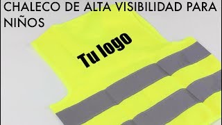 ✅ Chaleco de alta visibilidad para niños