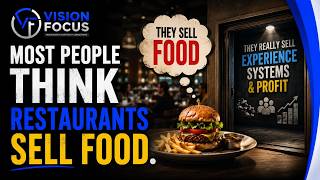MOST PEOPLE THINK RESTAURANTS SELL FOOD!