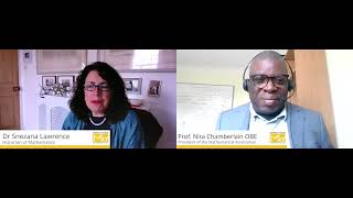 Prof. Nira Chamberlain interviews Dr Snezana Lawrence in Vlog 8