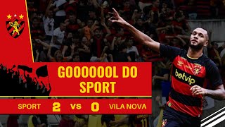 Sport 2x0 Vila Nova - Gol de Gustavo Coutinho - Série B - 26 04 2024