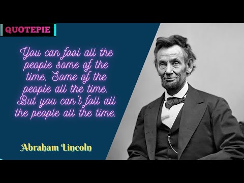 Abraham Lincoln Inspirational_quotes & Speeches - YouTube