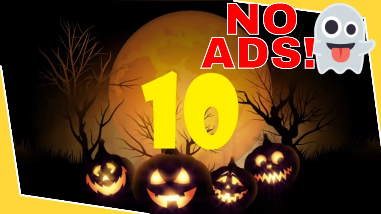 10 Second Timer Spooky Halloween Timer For Classrooms No Background