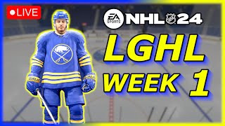 LGHL DEBUT WEEK 1 | NHL 24 EASHL