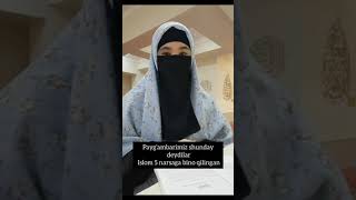 islomning beshta ustuni va Islom 5 narsaga qurilgan Muslima qizlar