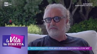 Flavio Briatore: "no università per mio figlio, lavorerà con me" - La vita in diretta 11/01/2019